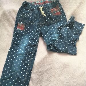 Hello Kitty Blue Polka Dot Jeans for Kids